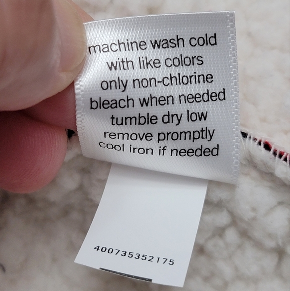 Sonoma Buffalo plaid open jacket with sherpa lining size XL - Picture 7 of 7